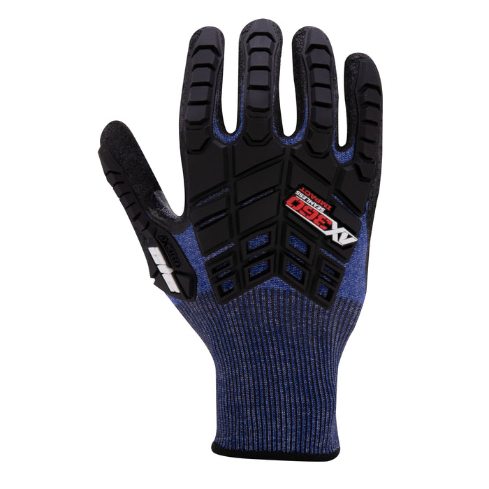 AX360 Impact ANSI Cut 3 Lite Gloves in Blue