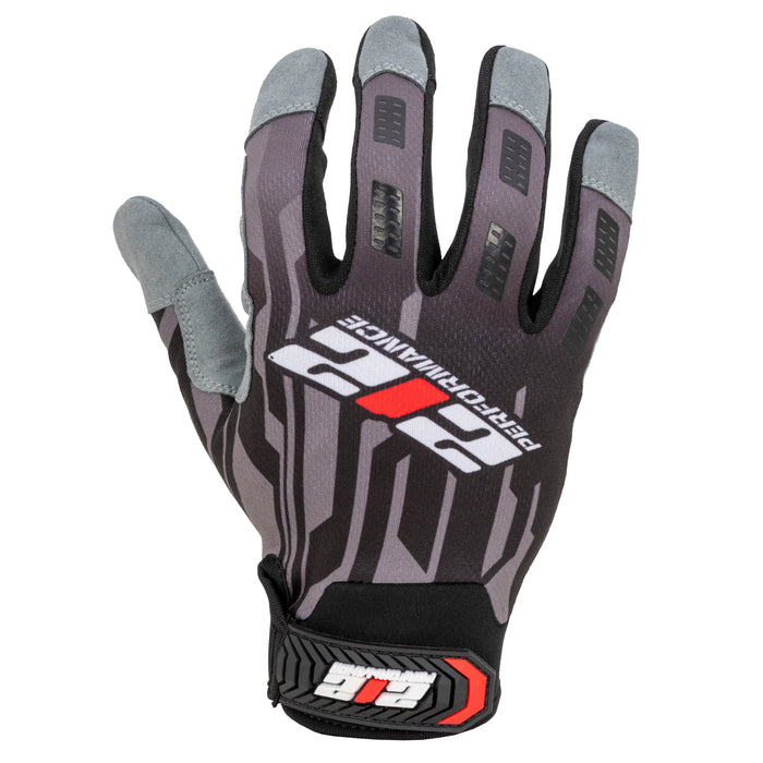 Snag Resistant Breathable Wrencher Work Gloves in Red, Gray, and Black