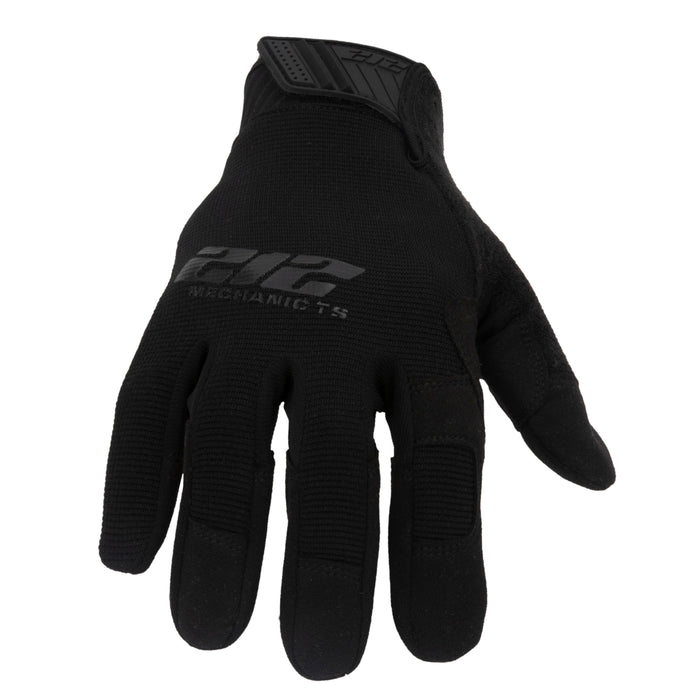 GSA Compliant Touchscreen Compatible Mechanic Gloves in Black