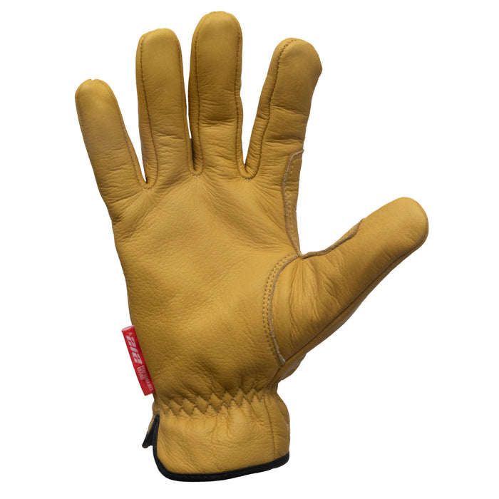 Women's Leather Driver ANSI Cut 5 Work Glove