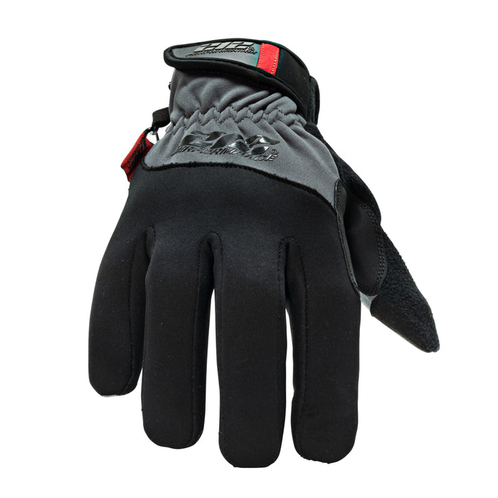 Fleece Lined Tundra Touchscreen Screen Gloves in Black and Gray