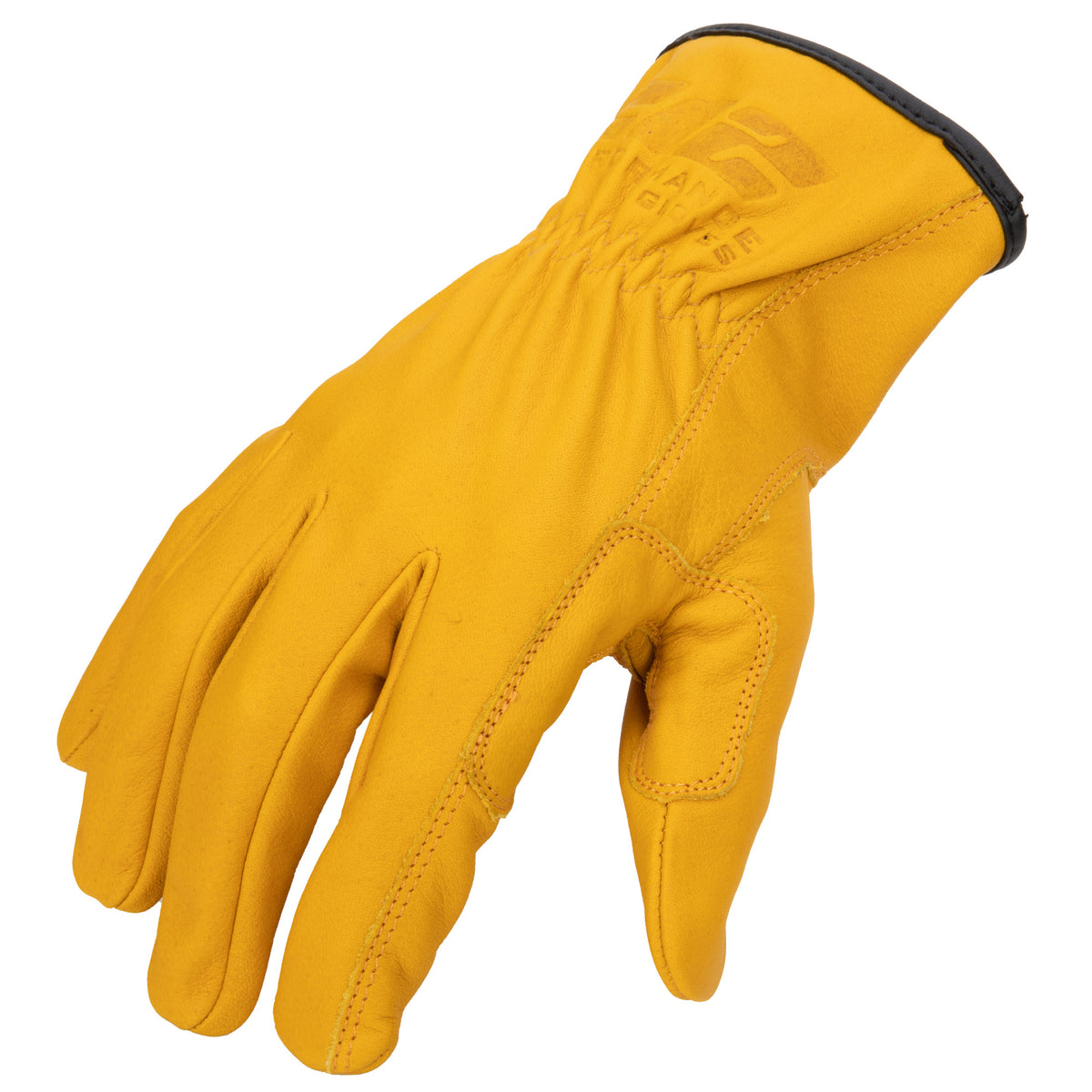 Project Source Large Leather Construction Gloves, (3-Pairs) in the Work  Gloves department at