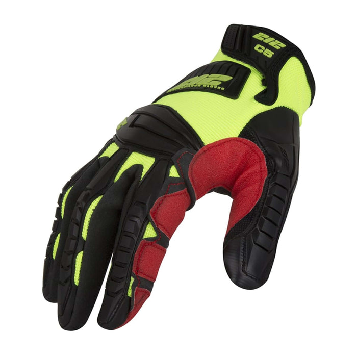 Super Hi-Vis Cut and Impact Resistant Work Gloves (EN Level 5/ANSI A4)