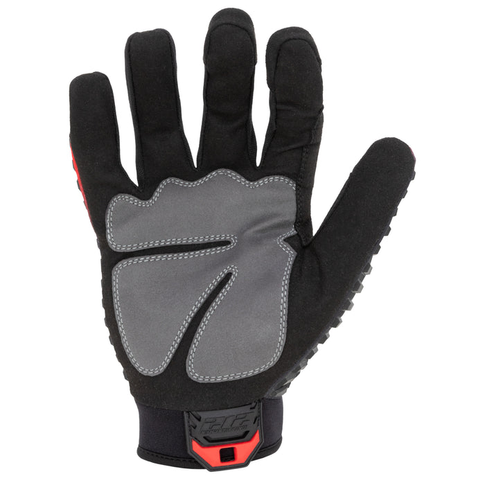 High Abrasion Resistant Utility Pro Work Gloves in Red, Gray, and Black