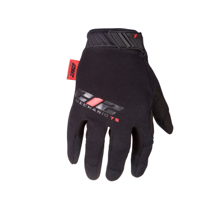 Touchscreen Compatible Mechanic Gloves in Black