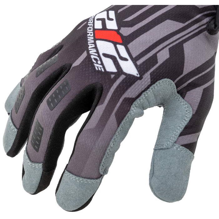 Snag Resistant Breathable Wrencher Work Gloves in Red, Gray, and Black