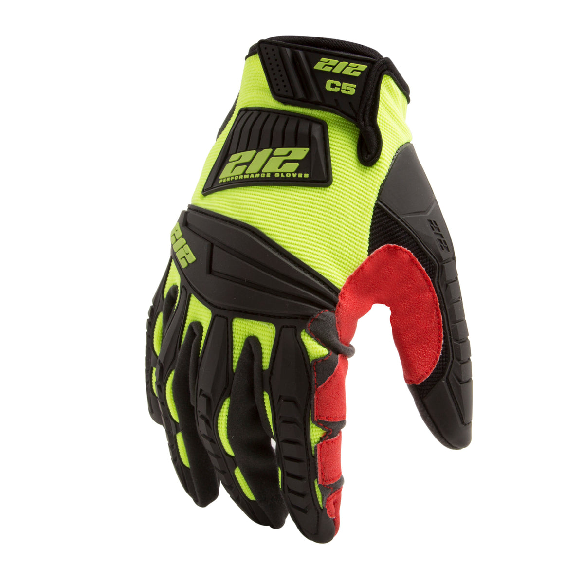 212 Performance IMPC5-88-011 Super Hi-Vis Cut and Impact Resistant Work Gloves (en Level 5/Ansi A4), X-Large